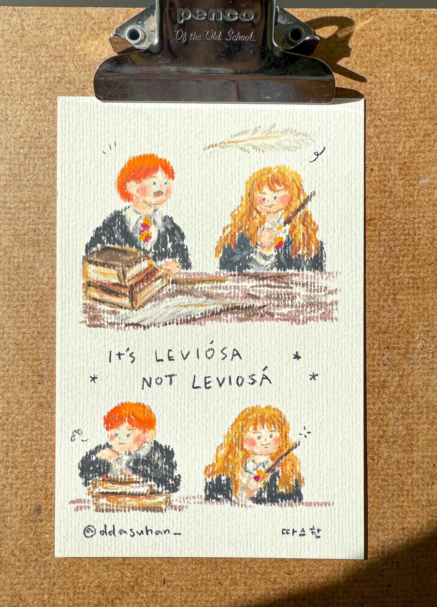 It’s leviOsa, not levioSA!