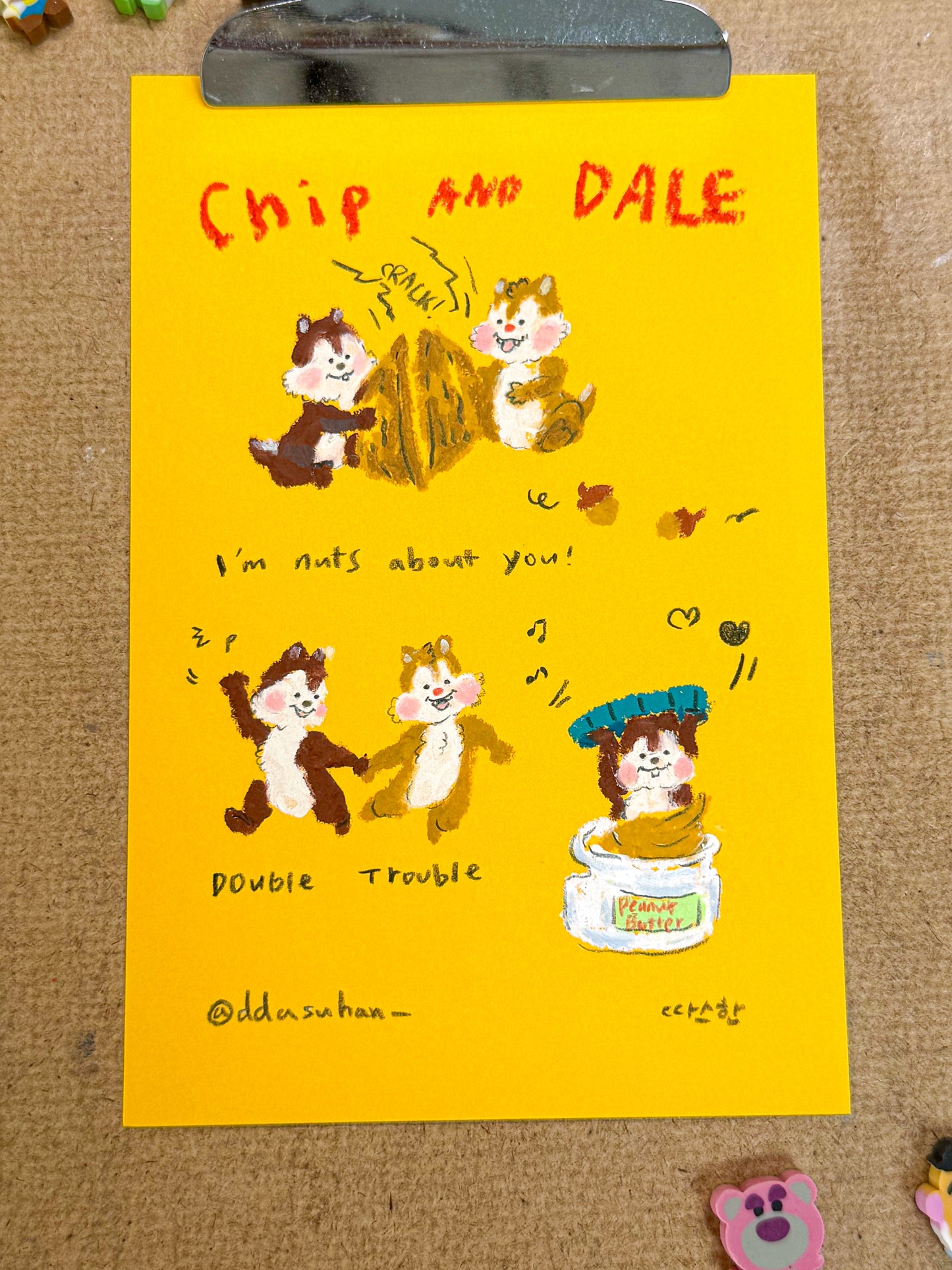 Chip and Dale brotherly love
