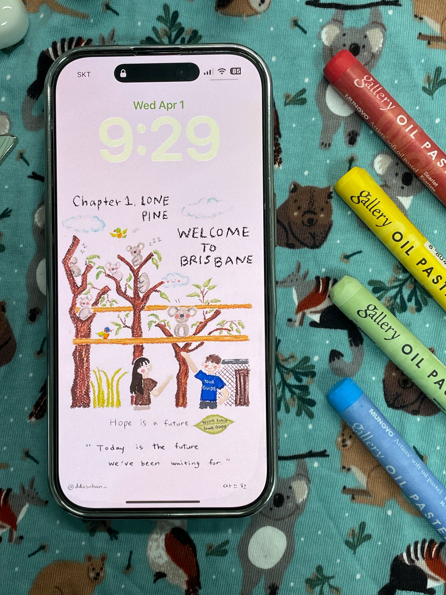 Chapter 1 Welcome to Brisbane iPhone wallpaper front cover image