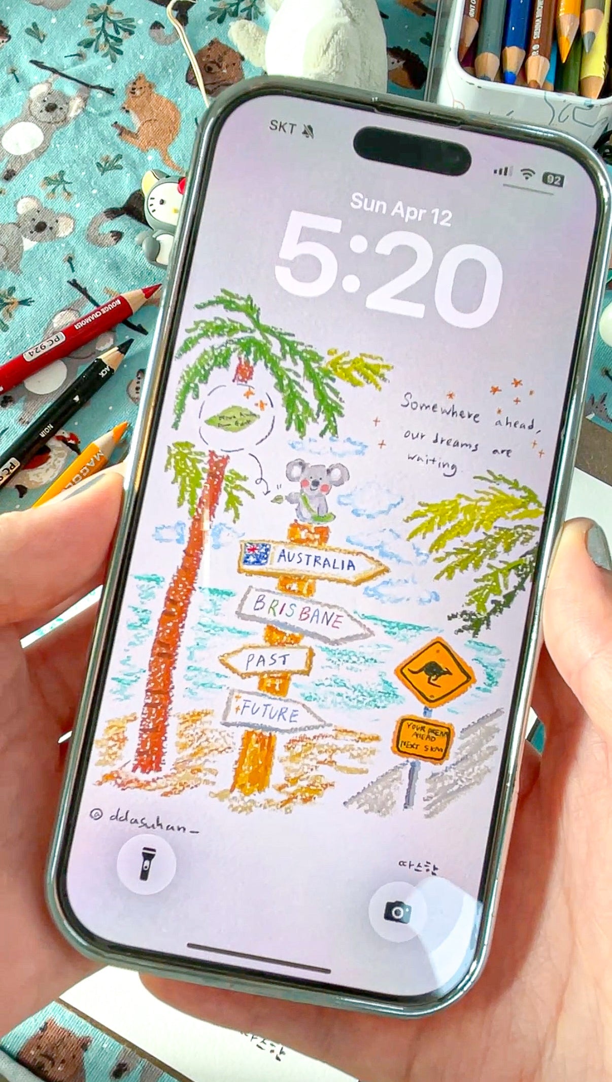 FREE GIFT KONDOR OPALS - Keowa Koala iPhone Wallpaper Let's go to Brisbane