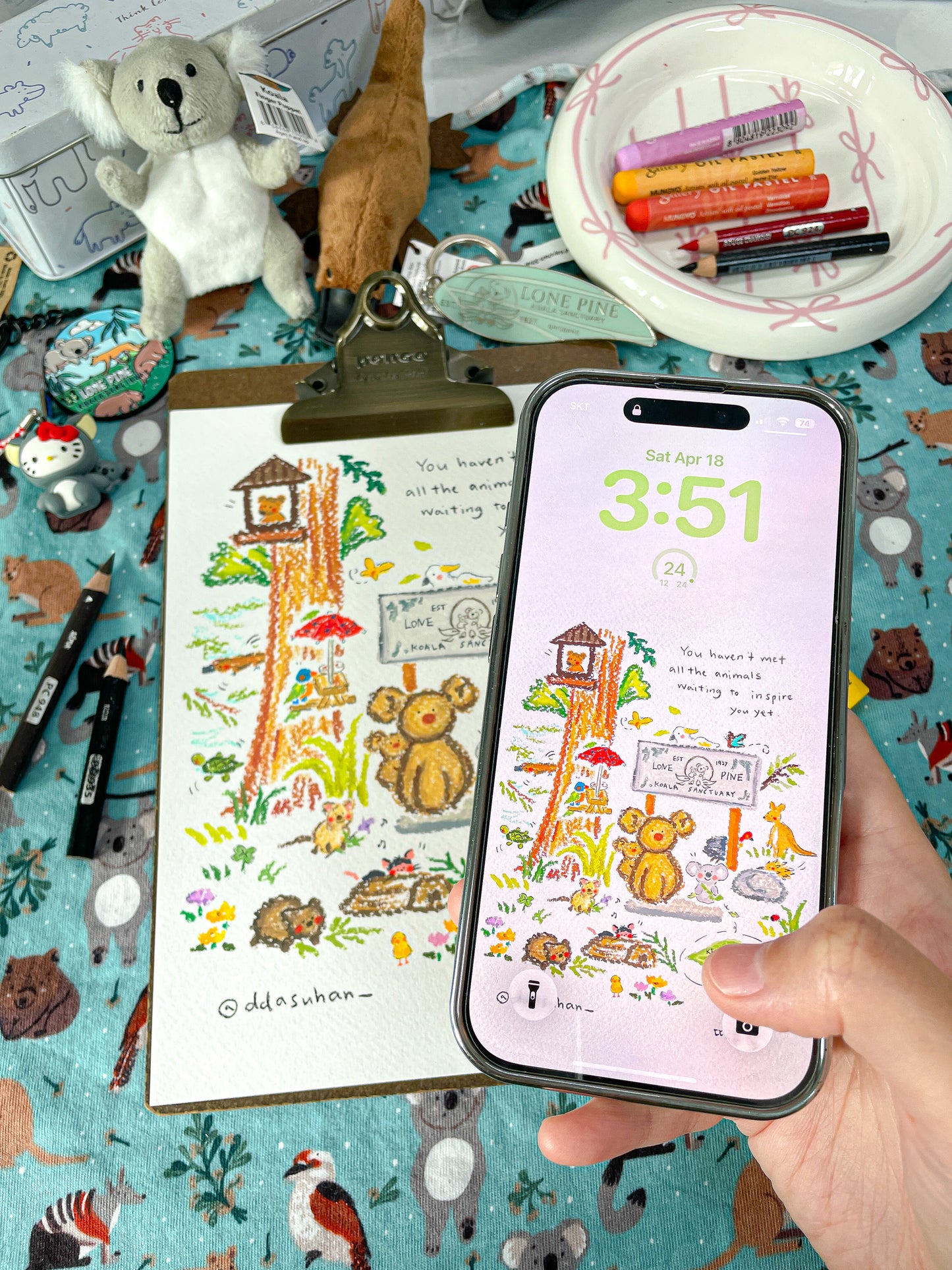 FREE GIFT SMART GLOBAL ACTIVITIES - Lone Pine animals inspiration iPhone wallpaper